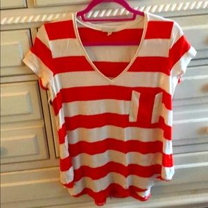 🧡 SOFTEST Striped Casual T 🧡
